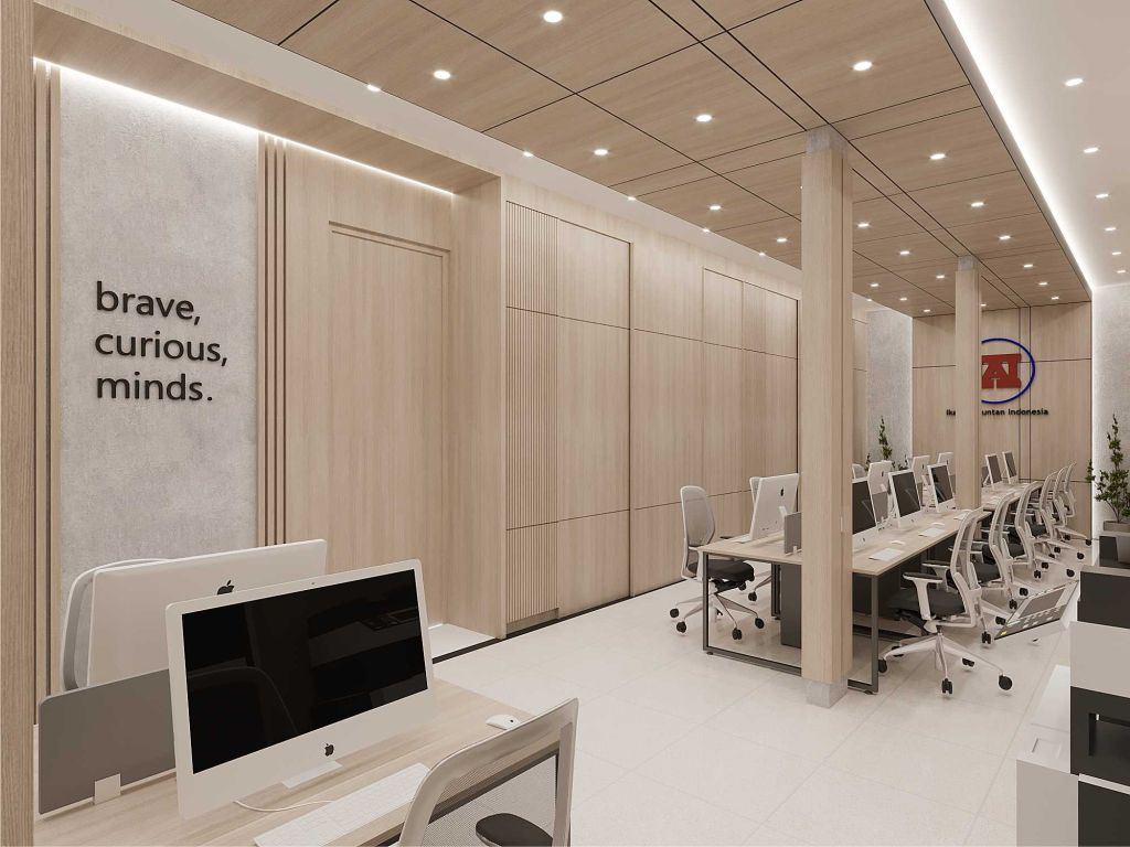 jasa interior kantor ruang kerja / working space IAI