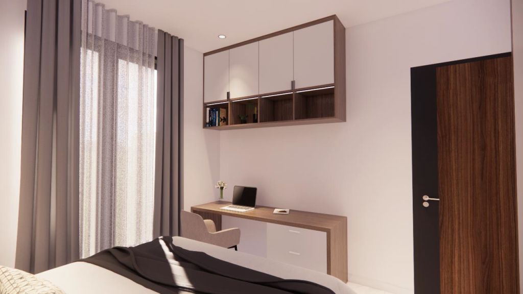 Jasa Interior Kamar Tidur / Bedroom Kota Wisata - Cibubur - Jakarta timur