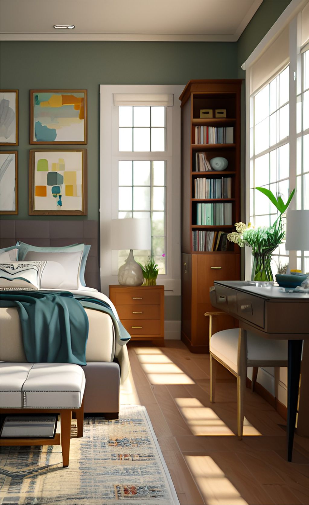 desain ruangan kamar tidur klasik ( design interior bedroom classic )