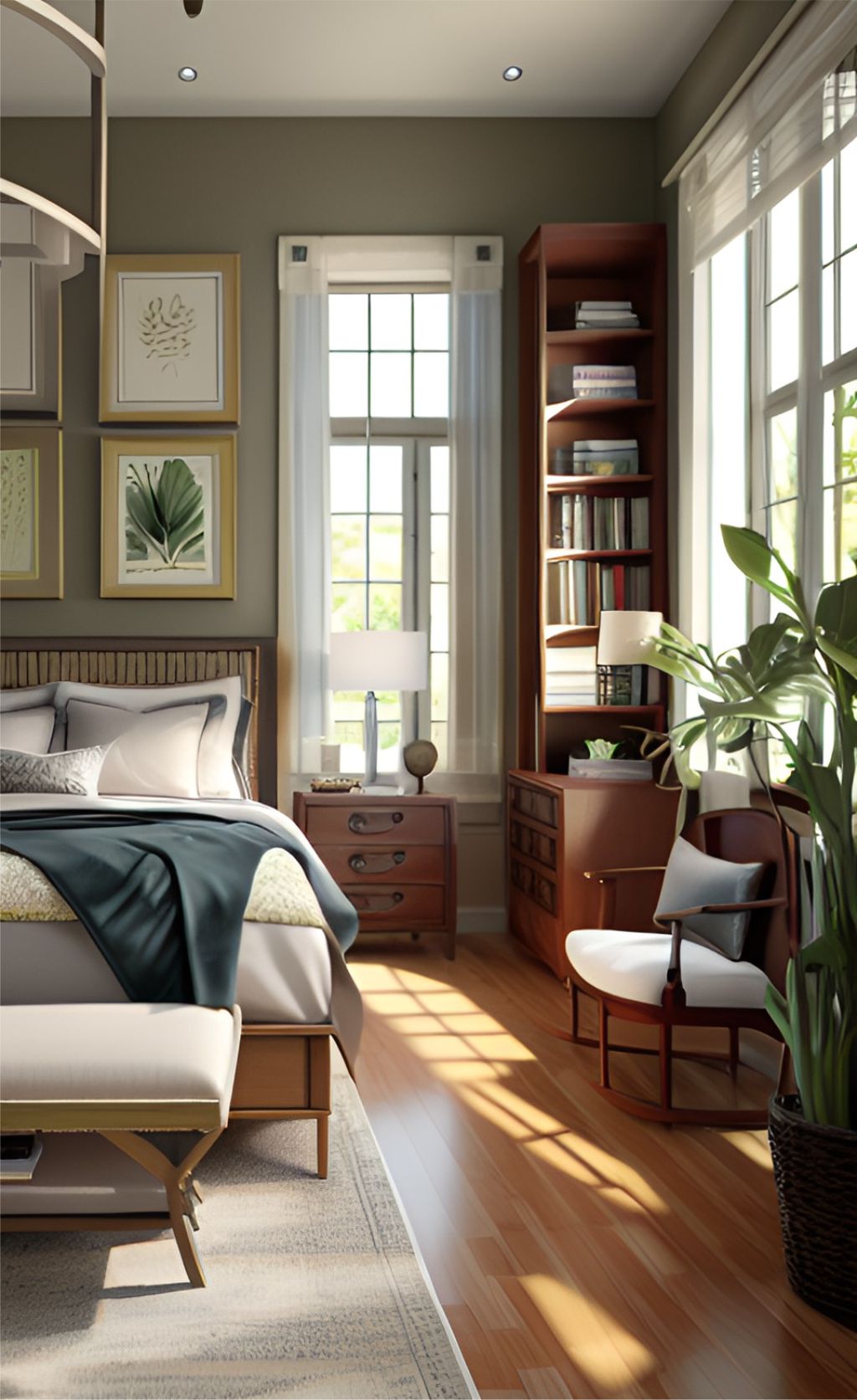 desain ruangan kamar tidur klasik ( design interior bedroom classic )