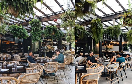 desain cafe green house farm house interior design