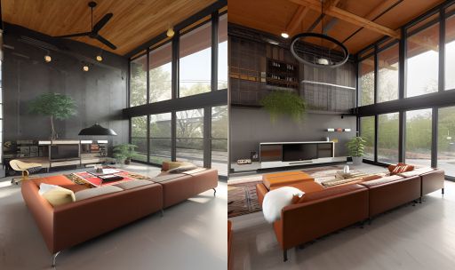desain interior ruang tamu industrial ( design interior livingroom industrial style )