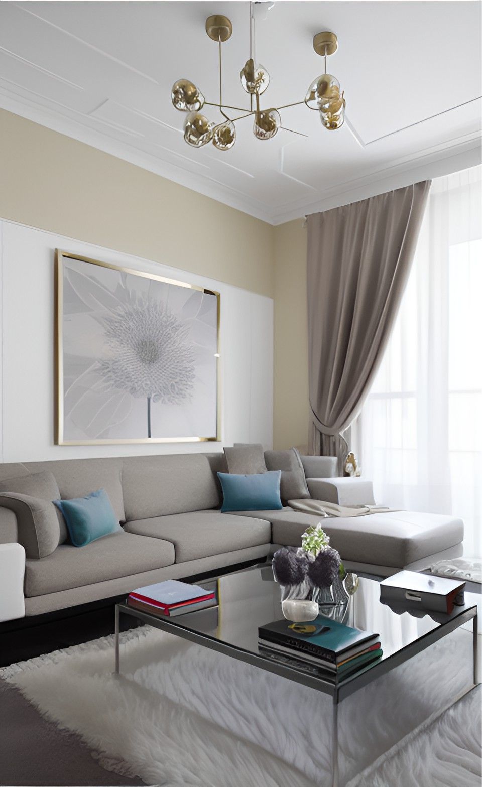 desain interior ruang tamu klasik ( design interior livingroom classic )