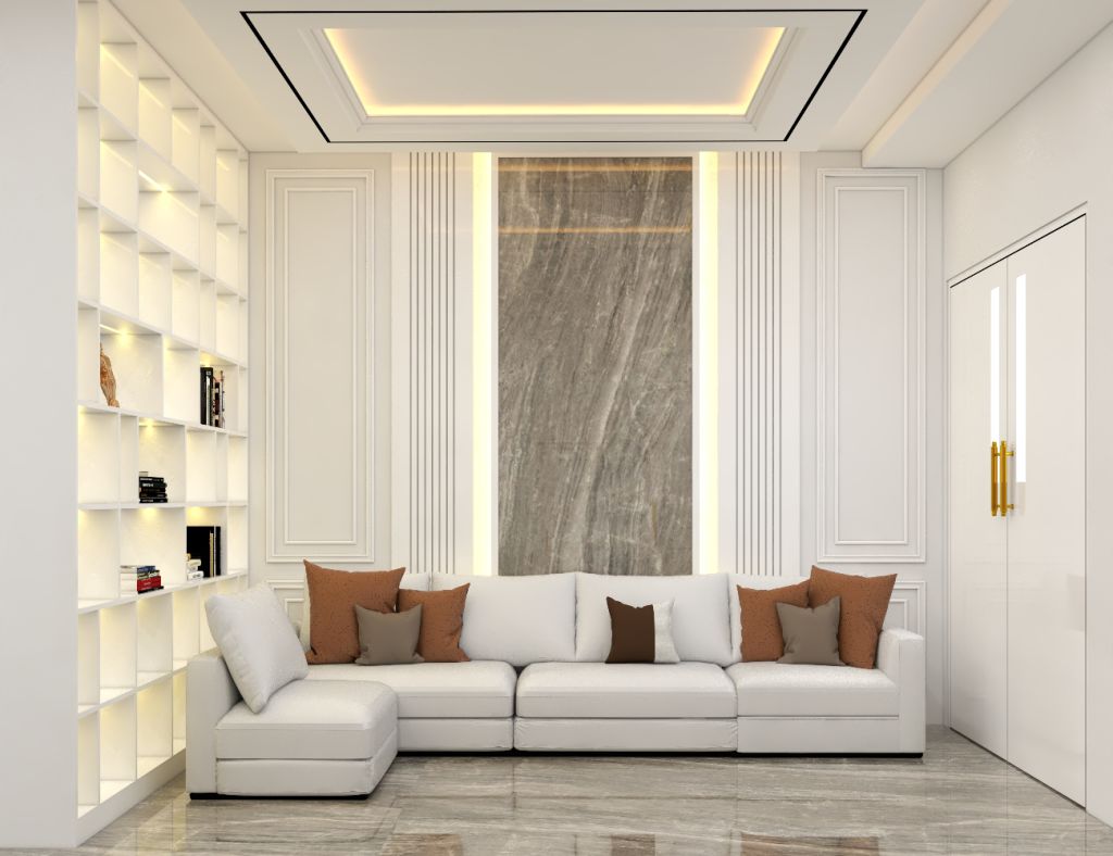 Jasa desain interior ruangan neo klasik perumahan POLRI Ampera - Jakarta Selatan