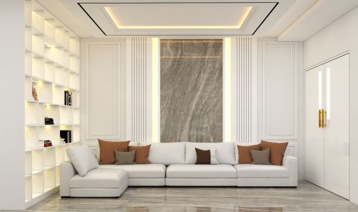 Jasa desain interior ruangan neo klasik perumahan POLRI Ampera - Jakarta Selatan 0027a