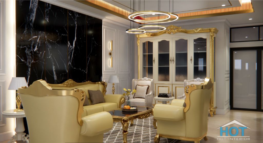 Jasa Interior Ruang Tamu / Livingroom Cibubur Country V2 - Cikeas Bogor 