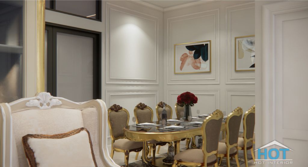 desain ruang tamu / livingroom Cibubur Country Versi 2 - Cikeas - Bogor 0161c