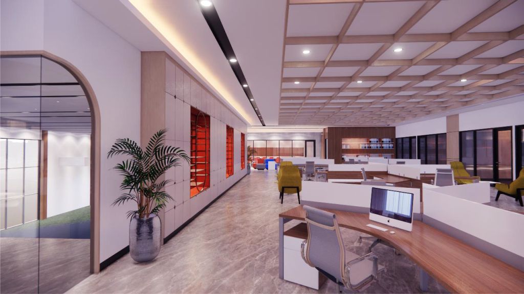 Jasa desain interior kantor dan kontraktor terbaik untuk pembuatan Interior di terbaik di Tangerang - Banten, pemenang Best In Indonesia The Winner Choice