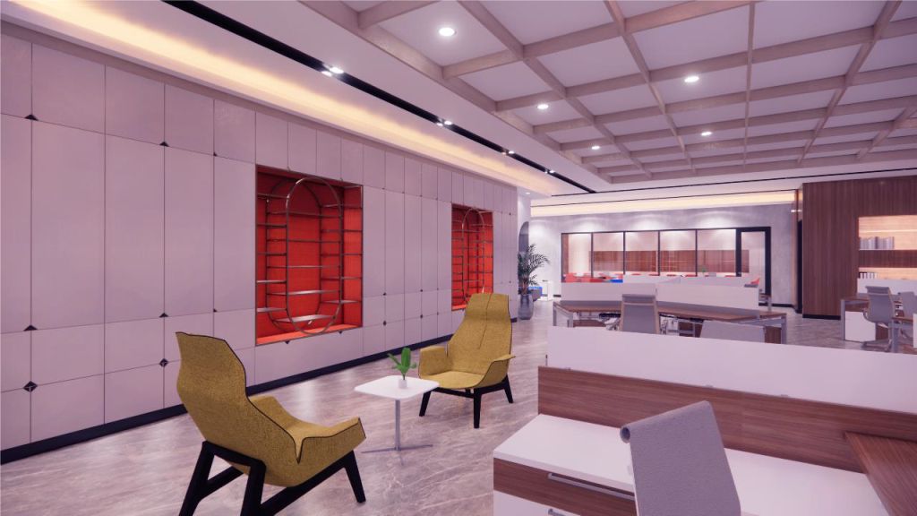 Jasa desain interior kantor dan kontraktor terbaik untuk pembuatan Interior di terbaik di Tangerang - Banten, pemenang Best In Indonesia The Winner Choice d