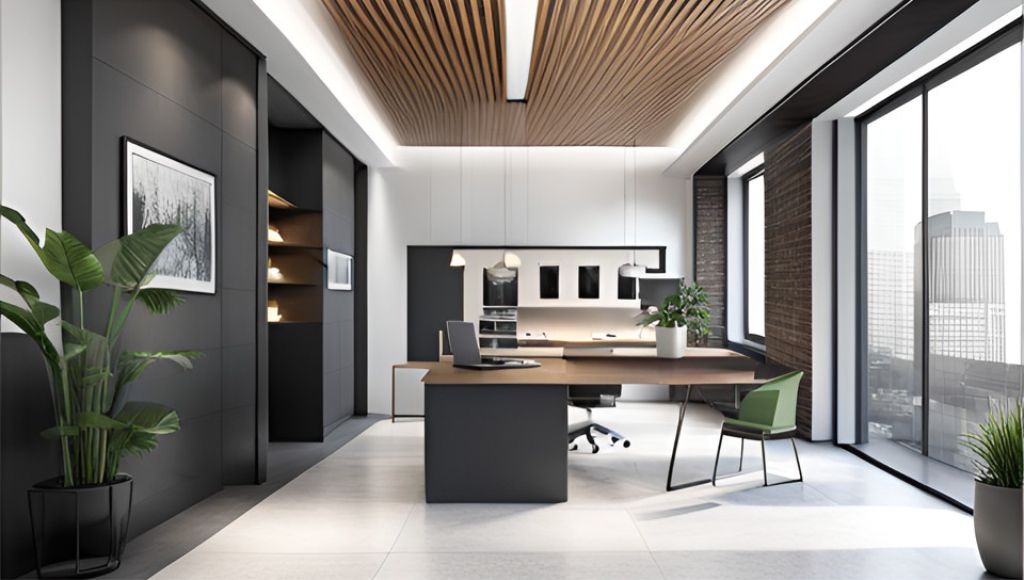 desain ruangan kantor minimalis modern Taman sari - Jakarta barat 0170