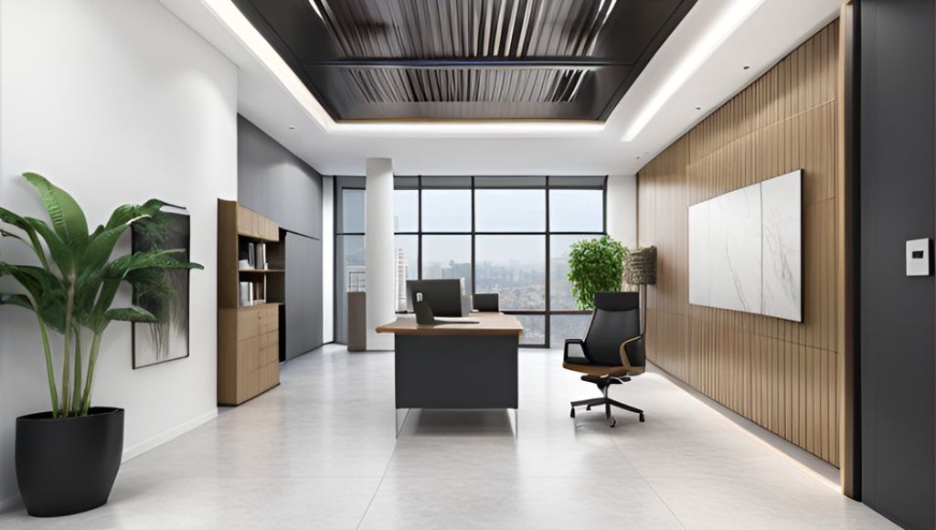 desain ruangan kantor minimalis modern Taman sari - Jakarta barat 0170c