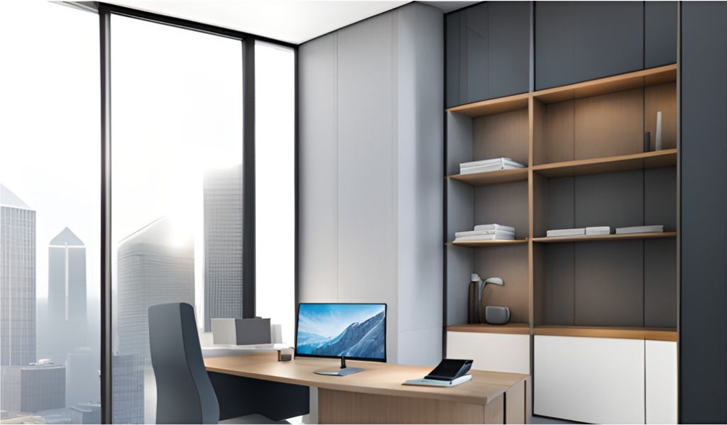 desain ruangan kantor minimalis modern Johar Baru - Jakarta Pusat, design modern minimalist office interior Johar baru - Jakarta Pusat 0154c