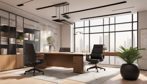 desain ruangan kantor ciracas - jakarta timur, kantor minimalis