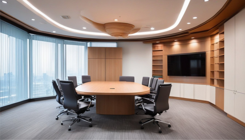 desain ruang pertemuan atau meeting room minimalis di Cakung Timur Kec. Cakung - Jakarta Timur - c