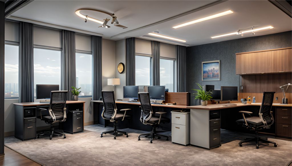 Desain interior kantor di Jl. Gatot Subroto Kel. Kuningan Timur Kec. Setia Budi - Jakarta Selatan