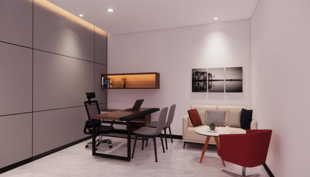 Jasa Interior Kantor, Livingroom, Manager Room, CEO Room - PT. FOSECO INDONESIA 