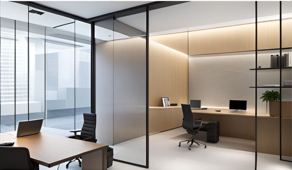 desain ruangan kantor minimalis cilincing jakarta utara / design minimalist office cilincing - jakarta utara 0162c