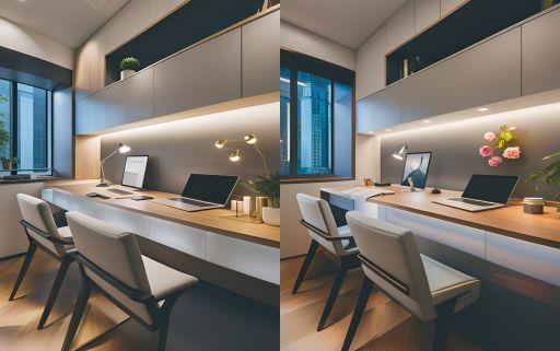 desain ruangan kantor banjaran bandung / design office interior minimalist banjaran 0130a