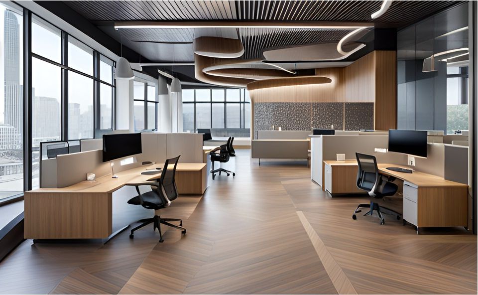 desain ruangan kantor minimalis Cicalengka - Bandung, Design office interior minimalist Cicalengka - Bandung 0133d