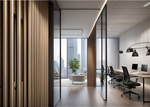 desain ruangan kantor cileunyi - bandung, design office interior minimalist cileunyi bandung 0136a