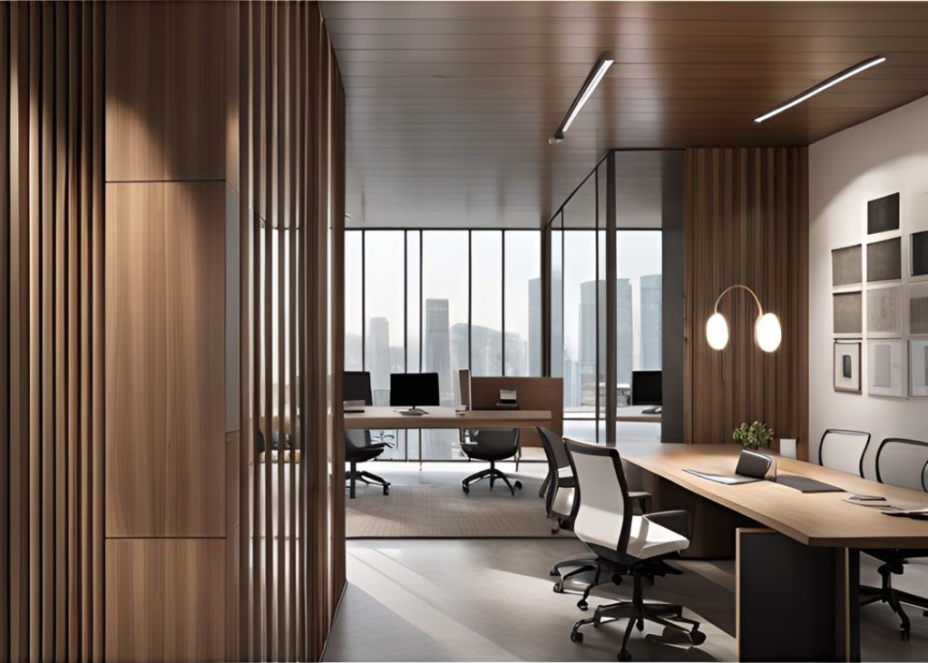Jasa Interior Kantor Cileunyi - Bandung , design office interior minimalist 0136d