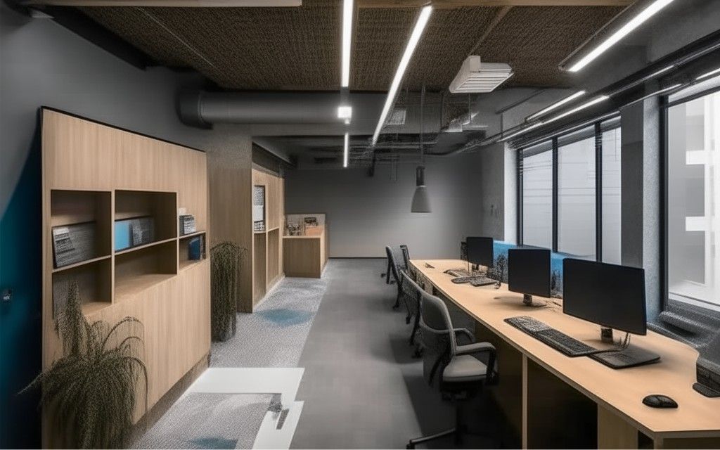 desain ruangan kantor ciwidey - bandung, design office interior industrial ciwidey - bandung 0140c