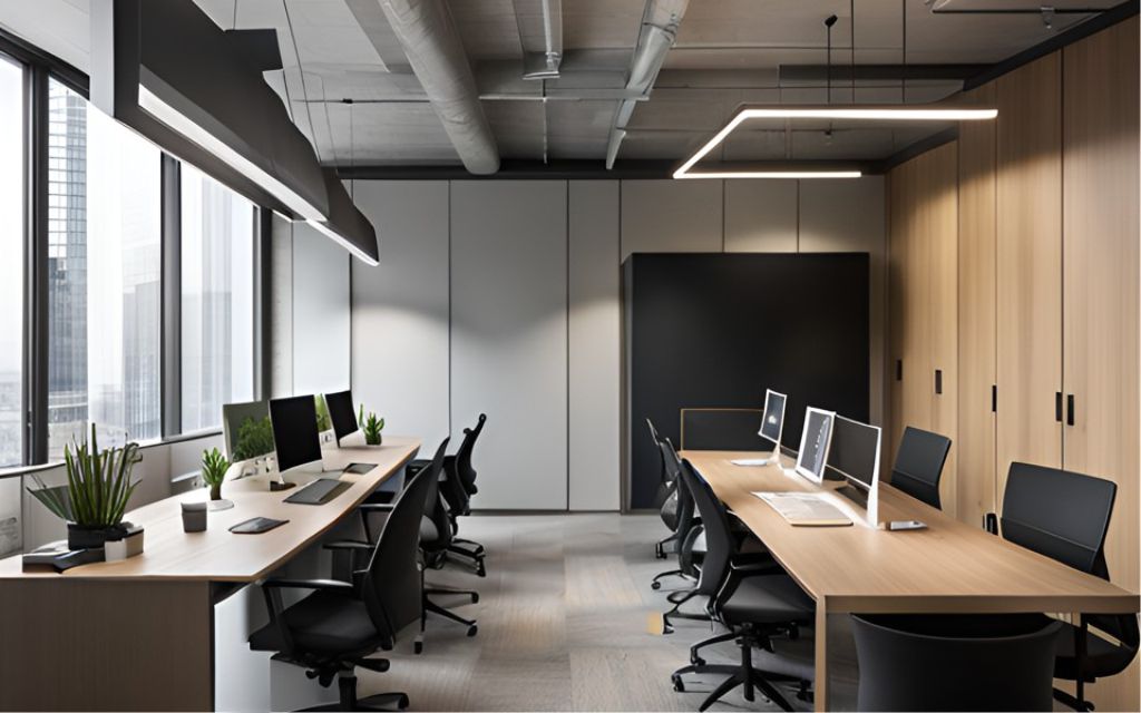 desain ruang kantor ciwidey - bandung, design office interior minimalist ciwidey bandung 0140d