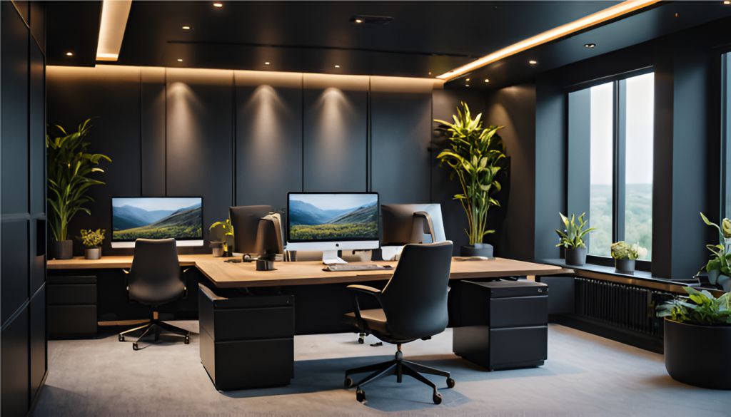 desain ruang kantor di Pergudangan 3 Bisnis Center Karawang