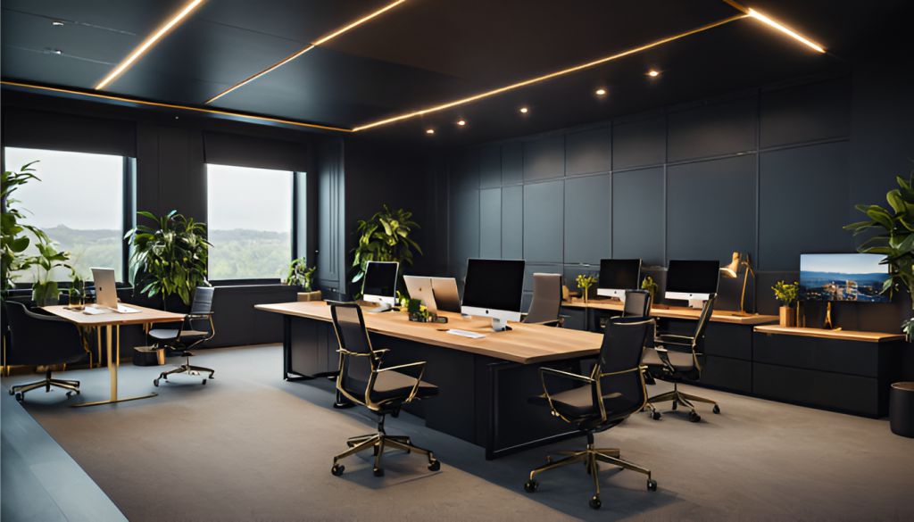 desain ruang kantor di Pergudangan 3 Bisnis Center Karawang