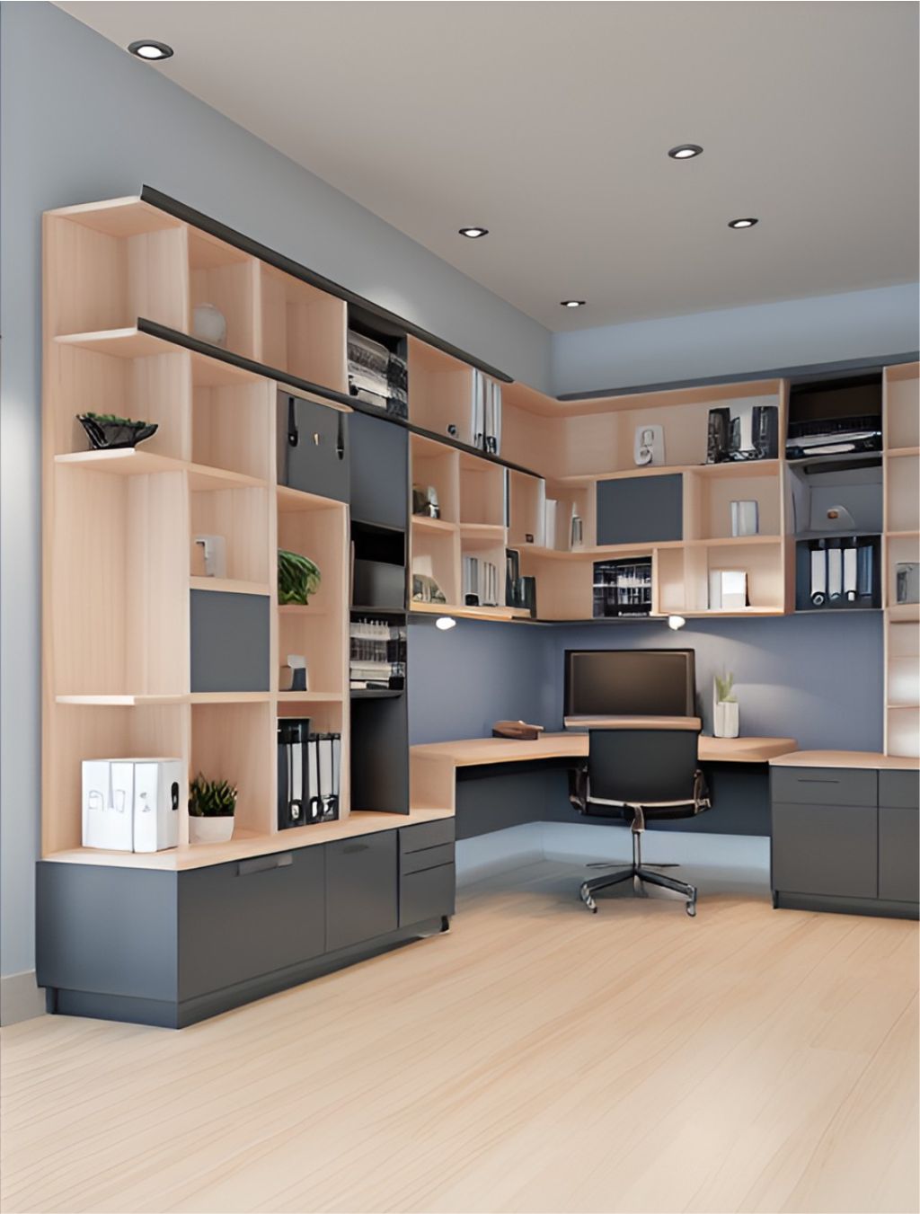 desain ruangan kantor minimalist bekasi ( design office interior minimalist )