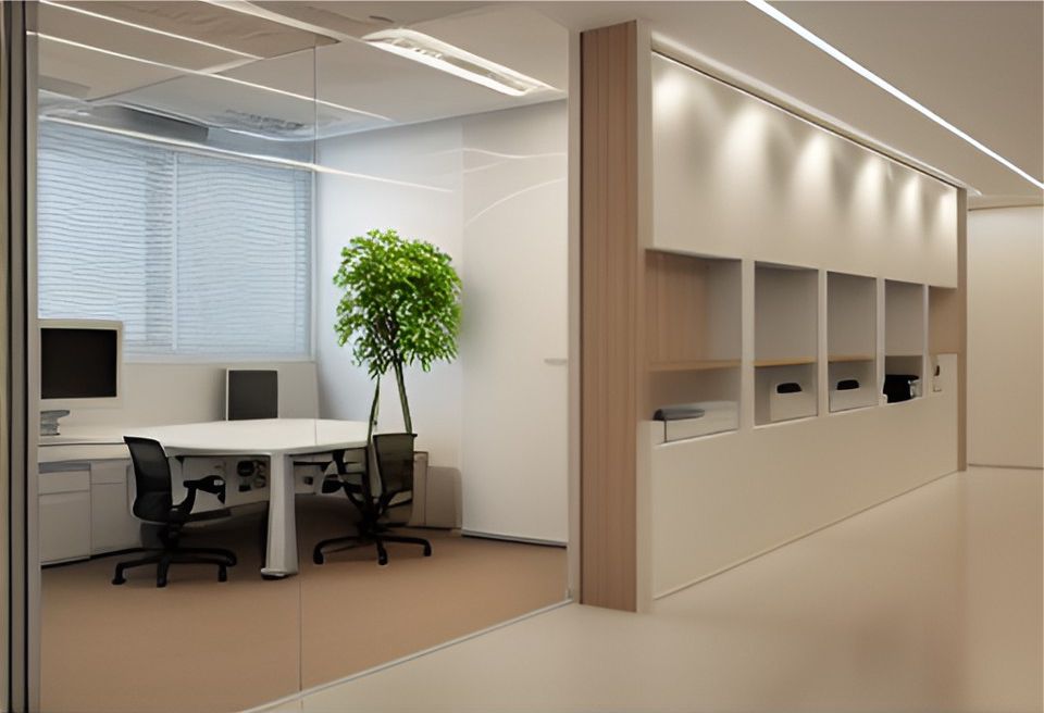 desain ruangan kantor minimalist garut - jawa barat ( design office interior minimalist )