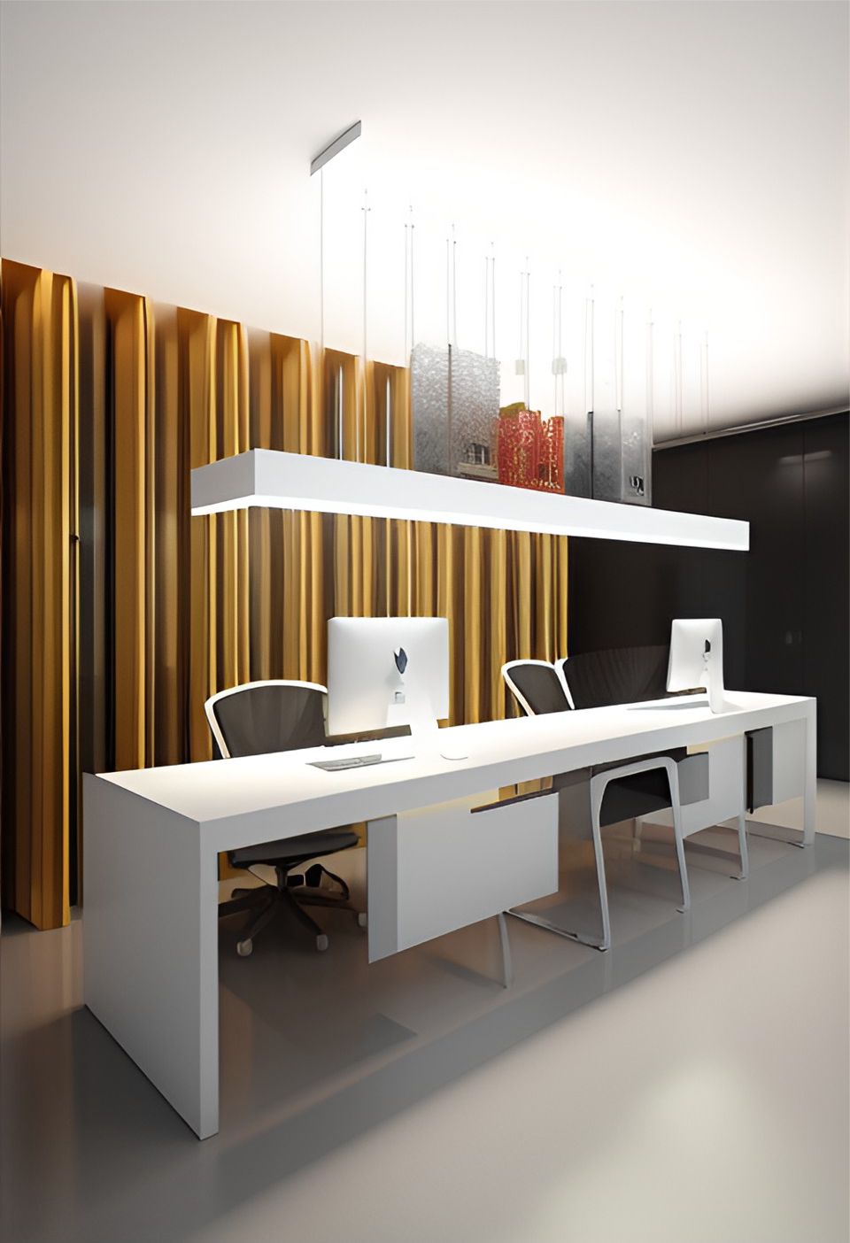 desain ruangan kantor majalengka, design office interior minimalist