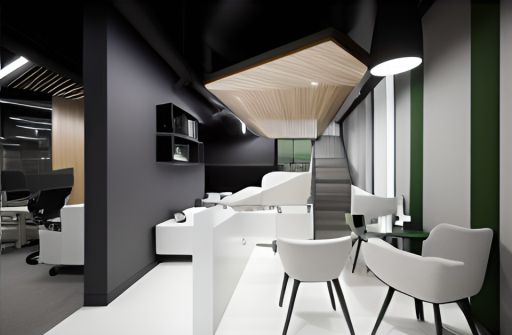 desain ruangan kantor pangandaran minimalist ( design office interior minimalist )