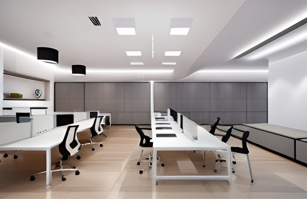 desain ruangan kantor tasikmalaya, design office interior minimalist 