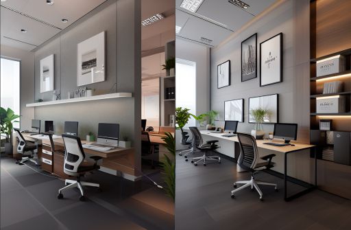desain ruangan kantor interior minimalis bekasi 123a