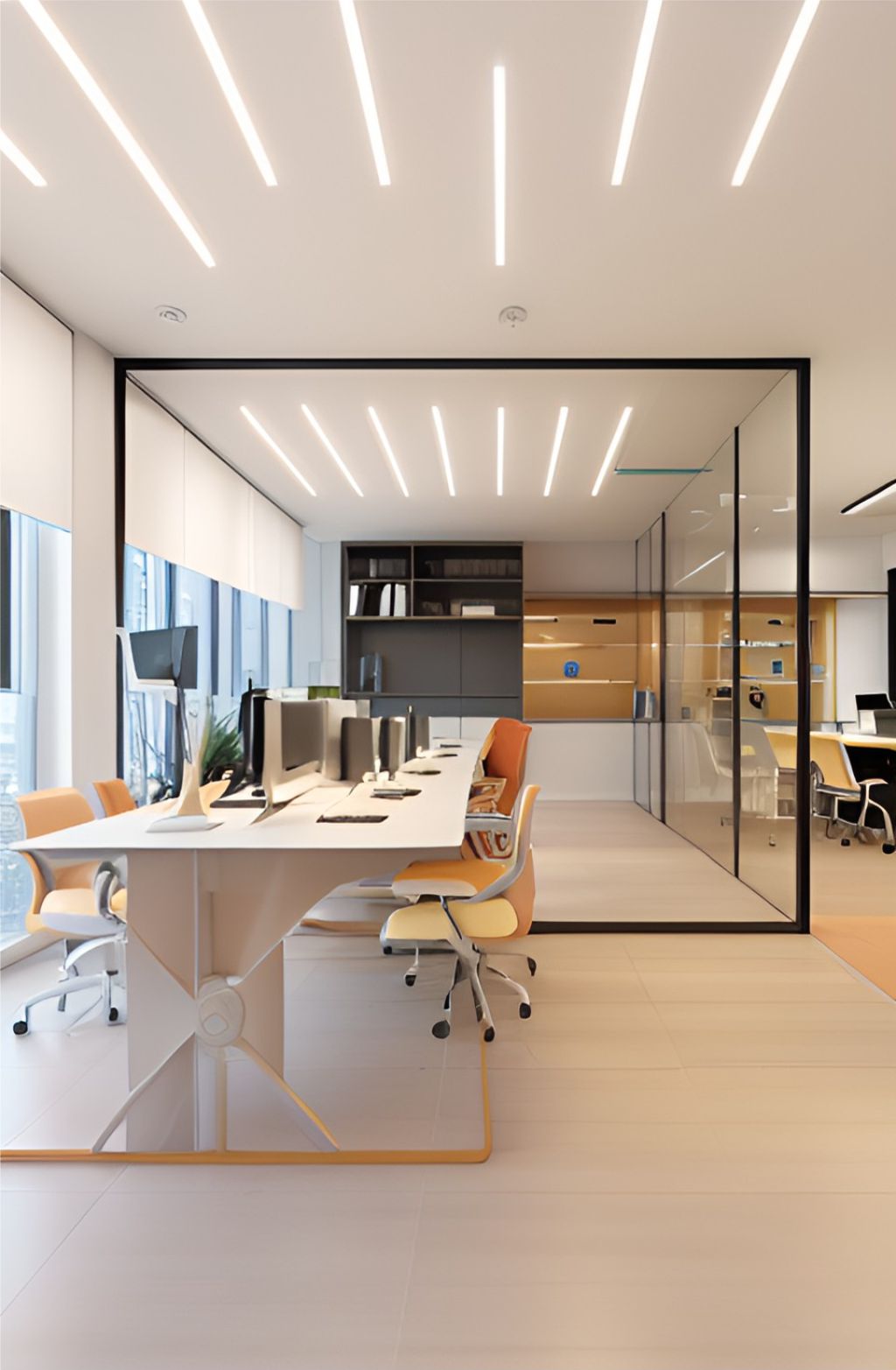 desain ruangan kantor sumedang, office interior minimalist