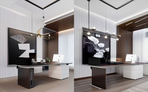 desain ruangan kantor minimalist modern ( design interior modern minimalist )