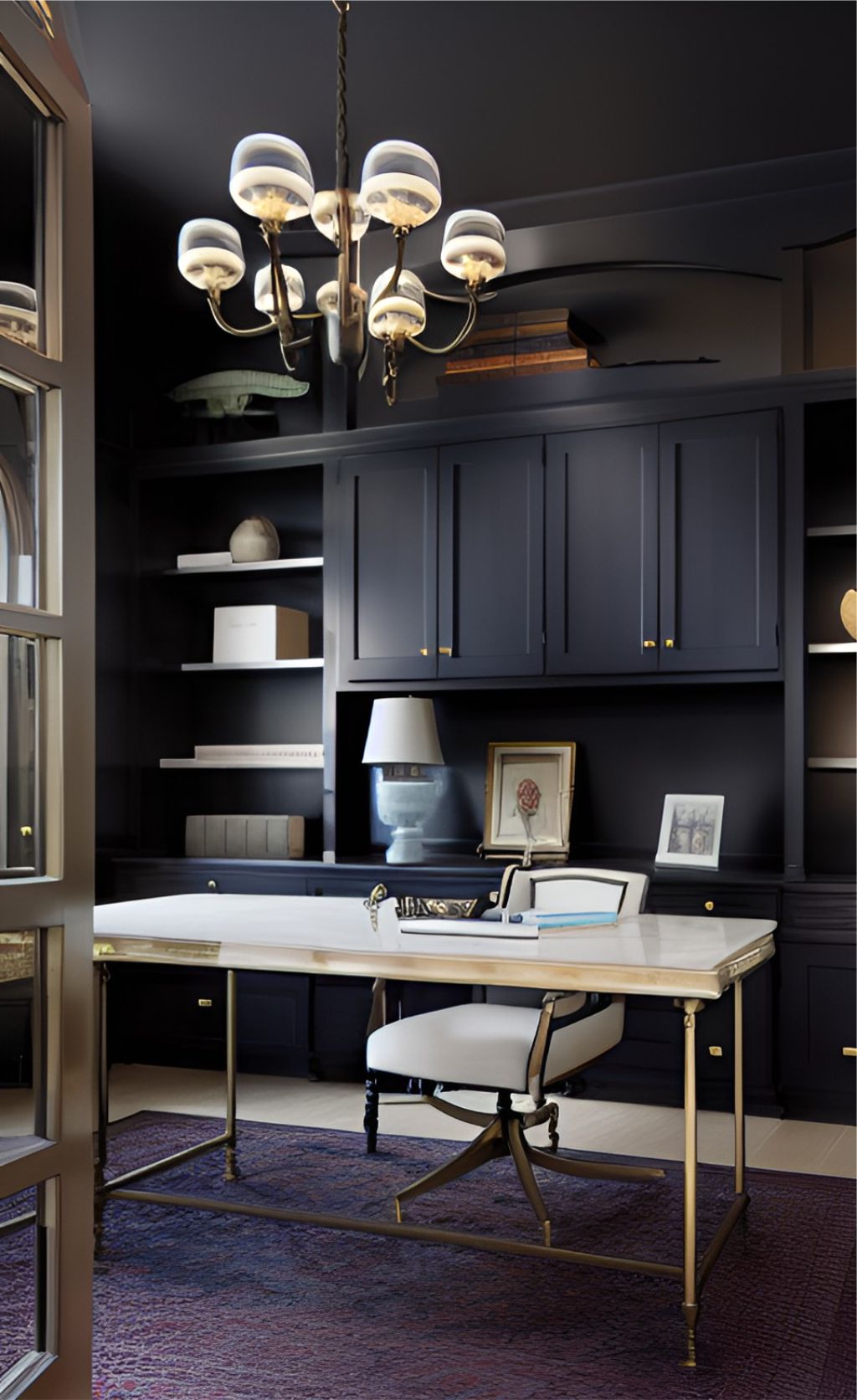 desain ruangan kantor klasik modern ( design interior office modern classic )