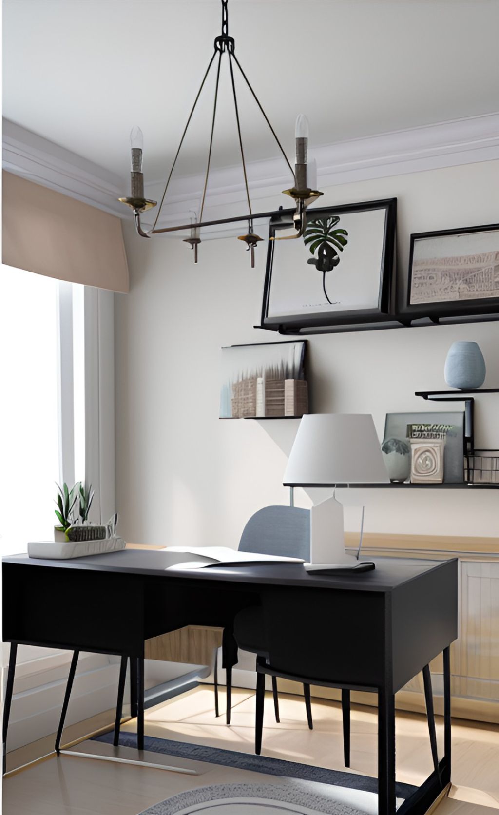 Desain ruangan kantor klasik modern ( design interior office modern classic ) Tanah Abang