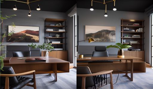 design ruangan kantor minimalis modern ( design interior office minimalist ) 