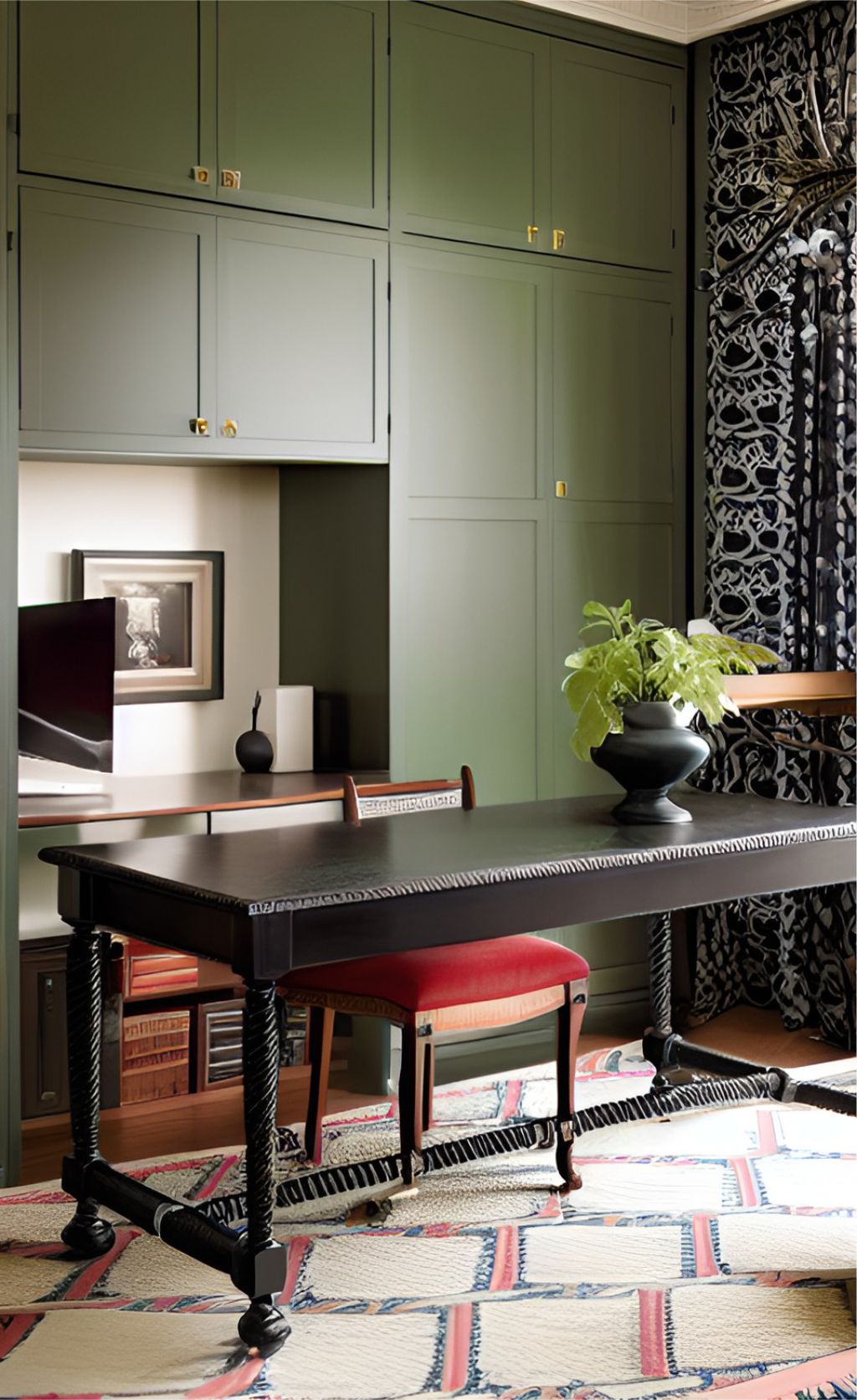 desain ruangan kantor klasik finishing duko ( design interior office classic modern duko )