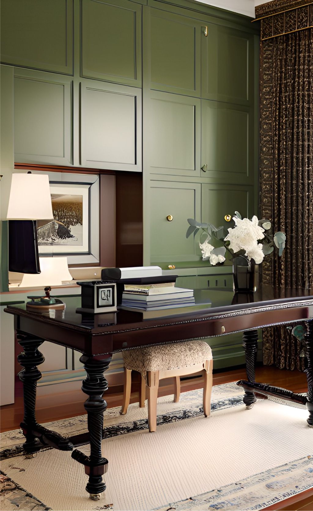 Jasa Interior Kantor Koja - Jakarta Utara, desain ruangan kantor klasik finishing duko ( design interior office classic modern duko )