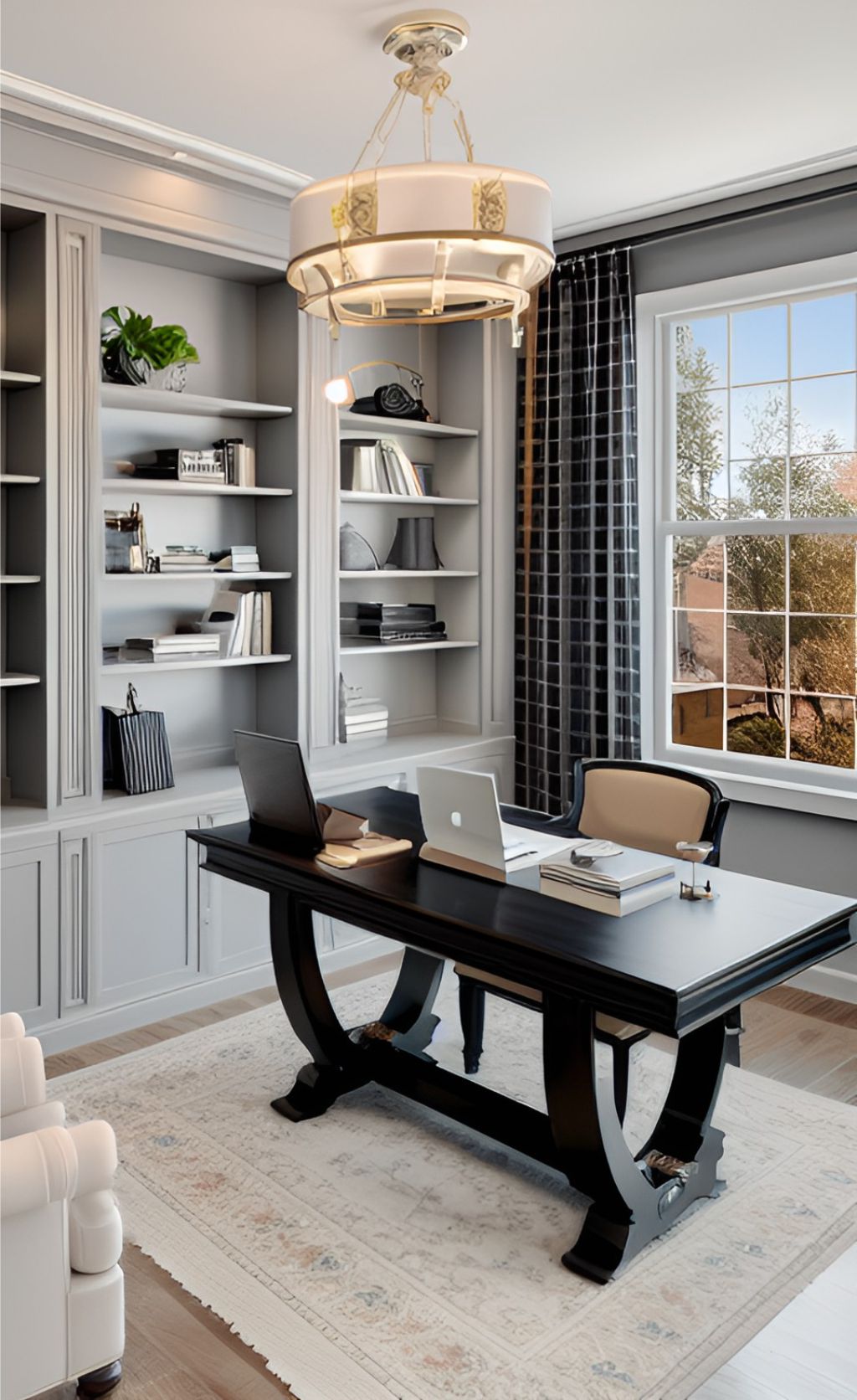 desain ruangan kantor klasik ( design office interior classic )