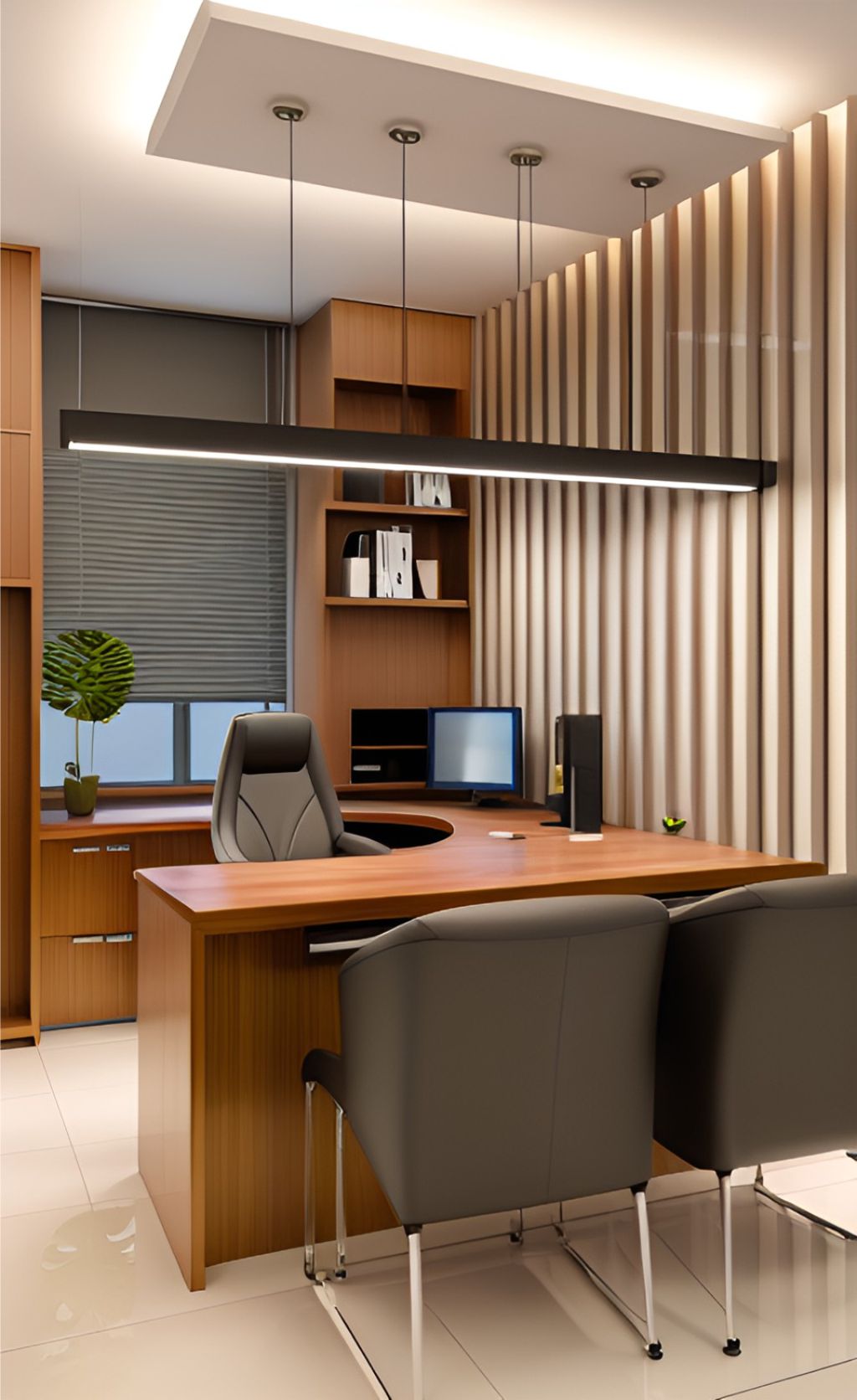 desain ruangan kantor minimalis ( design office minimalist )