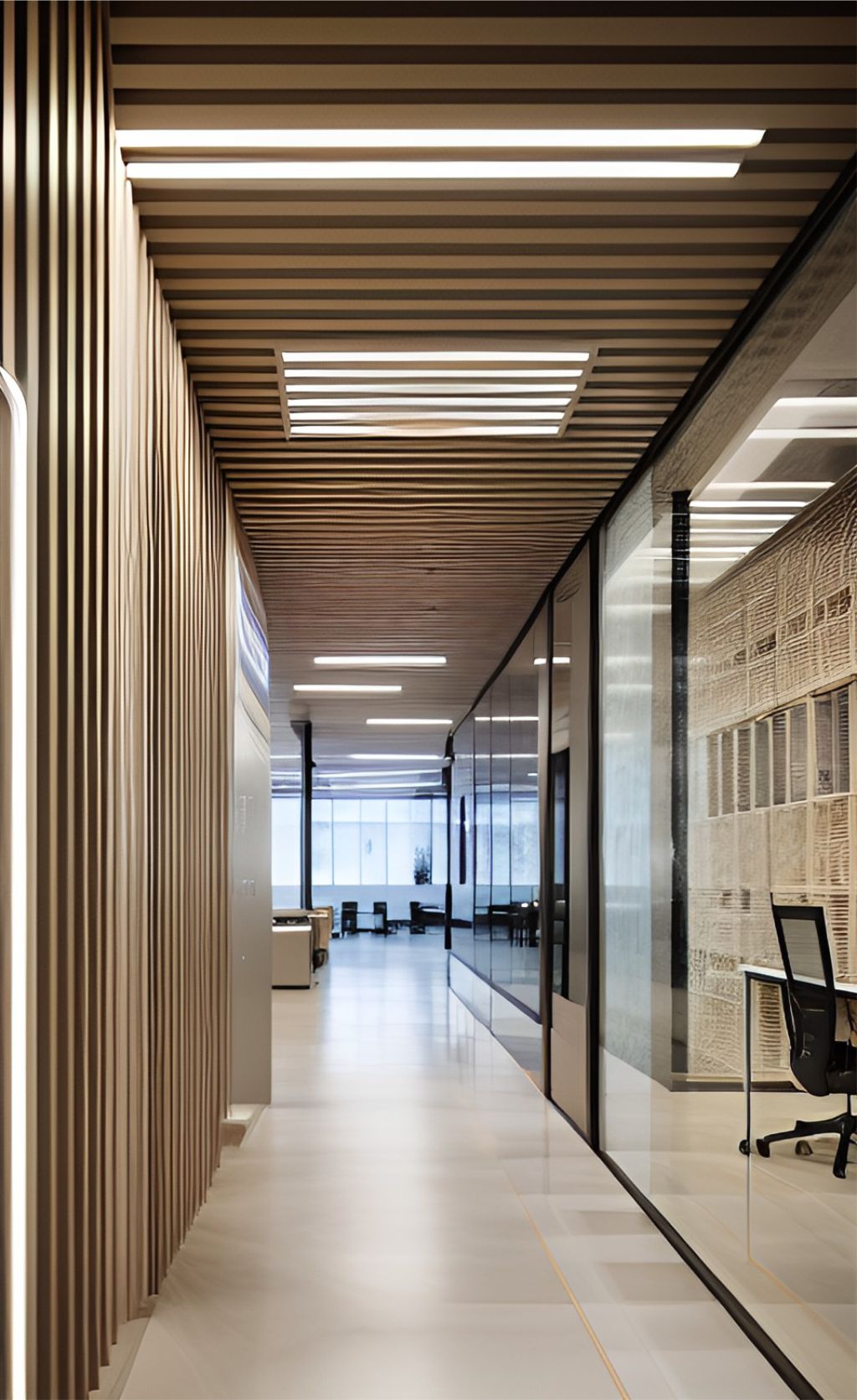 desain ruangan lorong kantor minimalis ( design office interior corridor minimalist )