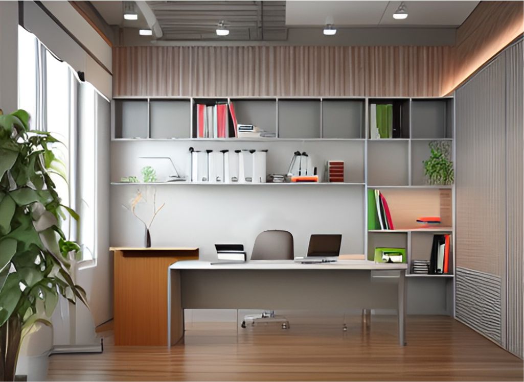 jasa design kantor minimalis tebet - jakarta selatan ( design office interior minimalist )