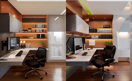 desain ruangan kantor minimalist tambora ( design office interior minimalist  )