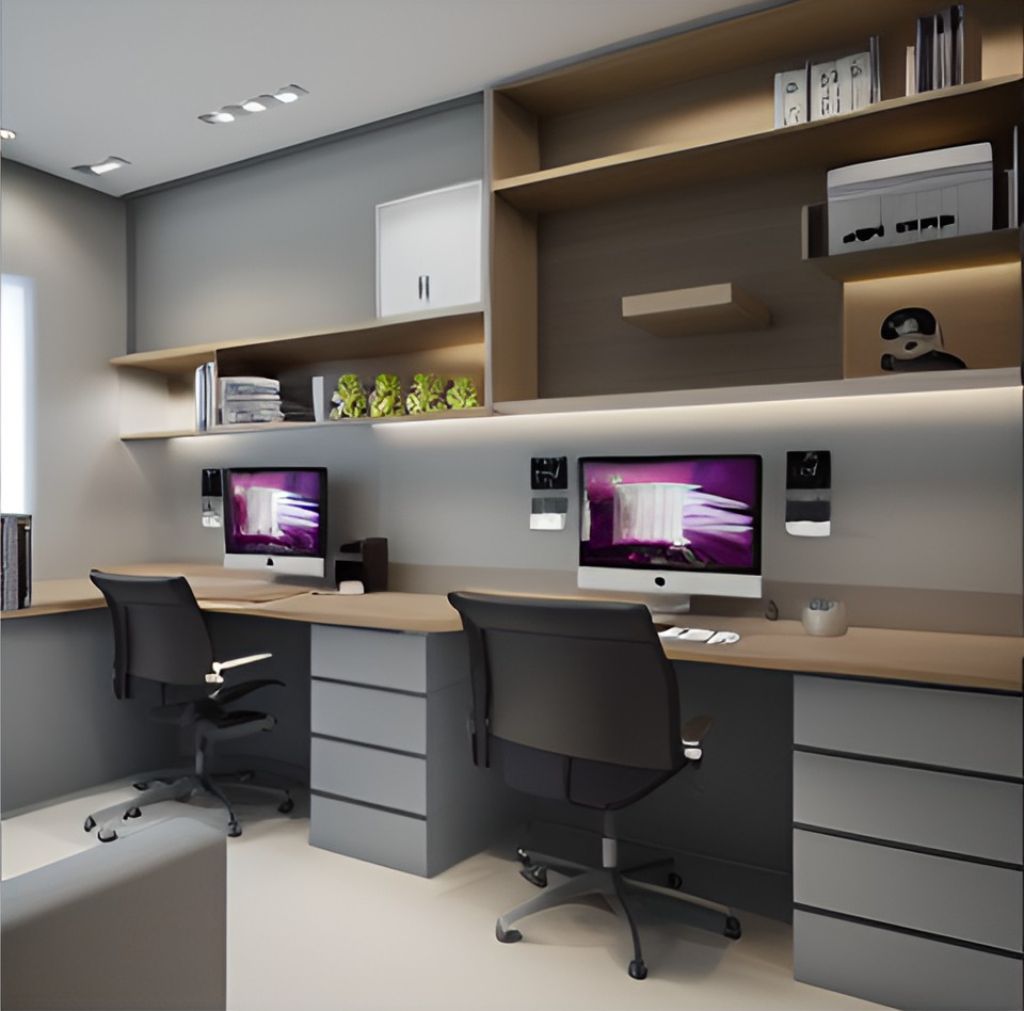 Jasa Interior Kantor Palmerah - Jakarta Barat ( design office interior minimalist )