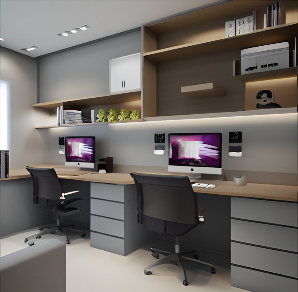 desain ruangan kantor minimalis kepulauan seribu selatan ( design office interior minimalist )