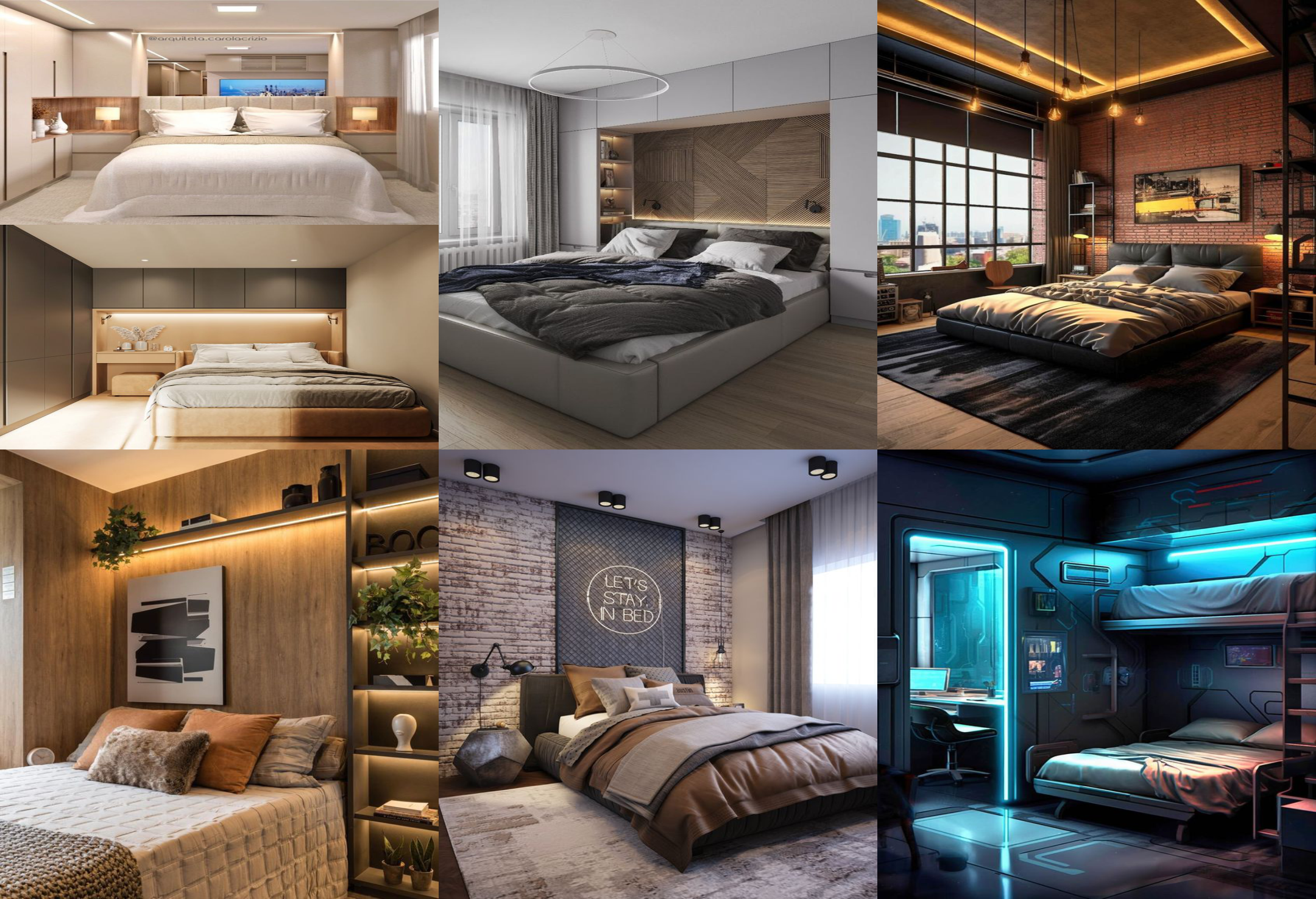 photo contoh design interior Bedroom kamar tidur terbaik di Bogor dengan berbagai gaya design